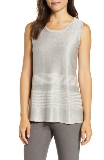 Women's Nic+zoe Free Spirit Sweater Tank - White