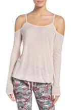 Women's Zella Destiny Cold Shoulder Tee, Size - Pink