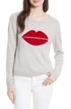 Women's Milly Zip It Cashmere Pullover, Size - Grey