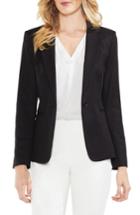 Women's Vince Camuto Lace-up Back Double Weave Blazer - Black