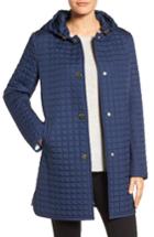 Women's Ellen Tracy Quilted Topper With Removable Hood