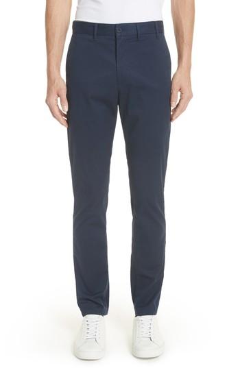 Men's Norse Projects Aros Slim Fit Stretch Twill Pants - Blue