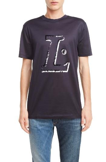 Men's Lanvin Graphic T-shirt - Brown