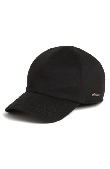 Men's Wigens 'loro Piana Storm System' Earflap Baseball Cap - Black