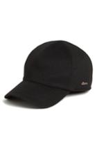 Men's Wigens 'loro Piana Storm System' Earflap Baseball Cap - Black