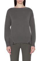 Women's Akris Zip Detail Cashmere Sweater