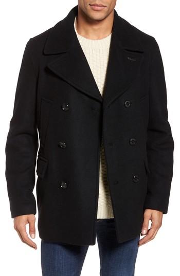 Men's Pendleton Maritime Wool Peacoat - Black