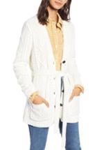 Women's Bp. Knit Sweater Coat, Size - Blue