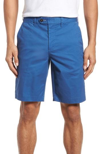 Men's Ted Baker London Proshor Slim Fit Chino Shorts R - Blue