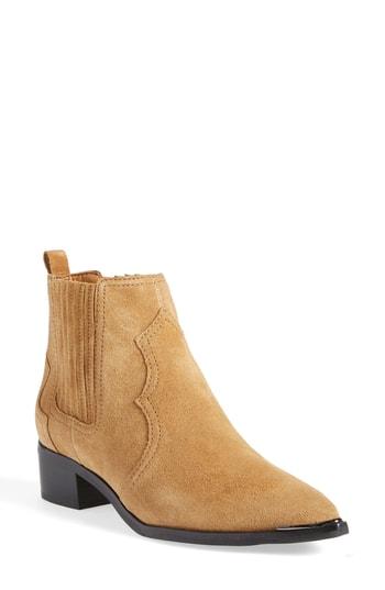 Women's Marc Fisher D Yohani Bootie, Size 5.5 M - Beige