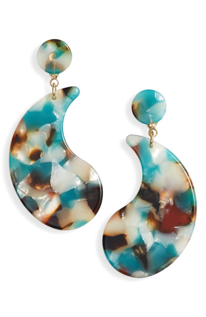 Women's Sterling Forever Mosaic Drop Earrings