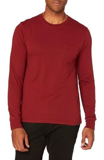 Men's Threads For Thought Pocket Crew T-shirt - Burgundy