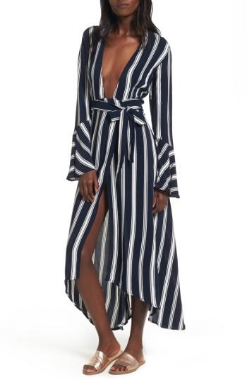 Women's Faithfull The Brand Carioca Wrap Maxi Dress - Black