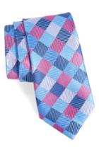 Men's Nordstrom Men's Shop Check Silk Tie, Size - Pink