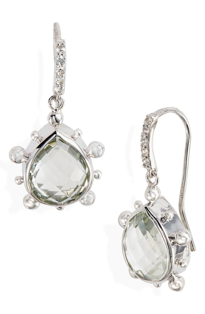 Women's Anzie Dew Drop Semiprecious Stone Earrings