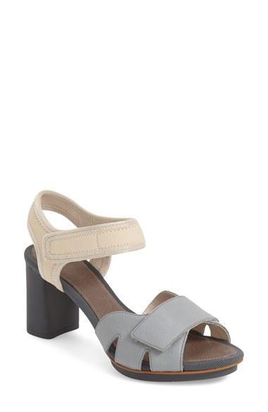 Women's Camper 'myriam' Ankle Strap Platform Sandal Eu - Blue