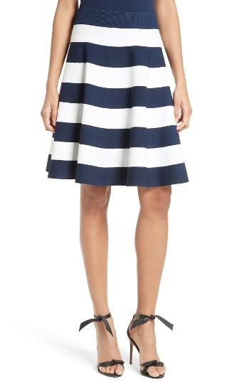 Women's Milly Stripe Circle Skirt