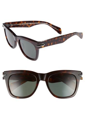 Men's Rag & Bone 54mm Sunglasses - Dark Havana