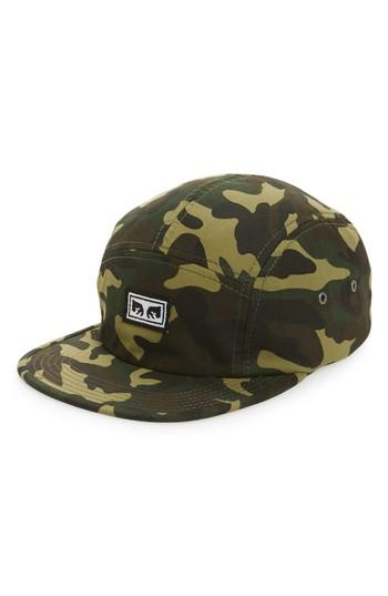 Men's Obey Subversion 5-panel Logo Cap - Green