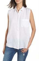 Women's Dl1961 N 7th & Kent Lace-up Top - White