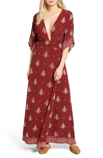 Women's Faithfull The Brand Tuula Maxi Dress - Red