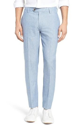 Men's Bonobos Slim Fit Linen Blend Trousers