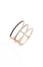 Women's Ef Collection Diamond Triple Fade Stacking Ring