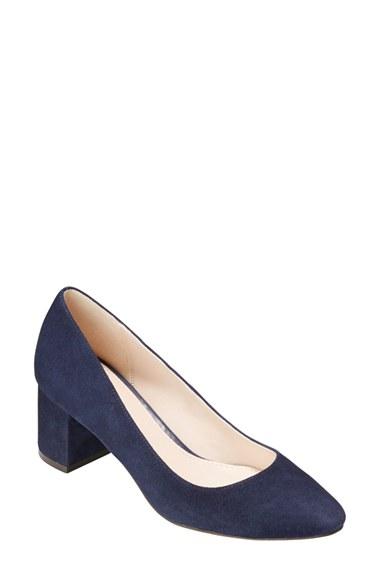 Women's Cole Haan Justine Block Heel Pump B - Blue