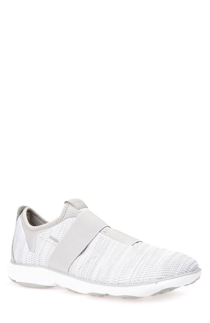 Men's Geox Nebula 45 Banded Slip-on Sneaker Us / 43eu - Grey