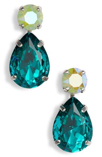 Women's Sorrelli Teardrop Crystal Drop Earrings