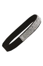 Tasha 5-row Crystal Headband, Size - Black