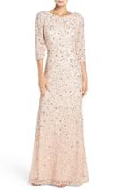Women's Adrianna Papell Sequin Mesh Gown - Pink