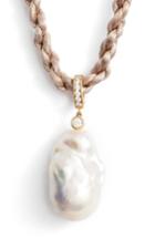 Women's Nina Baroque Freshwater Pearl & Cubic Zirconia Pendant Necklace