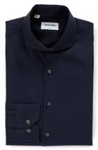 Men's Duchamp Trim Fit Solid Dress Shirt .5 - 32/33 - Blue