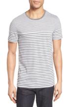 Men's Boss Tessler Slim Fit Stripe T-shirt, Size - Grey
