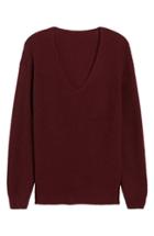 Women's Bp. V-neck Sweater, Size - Burgundy