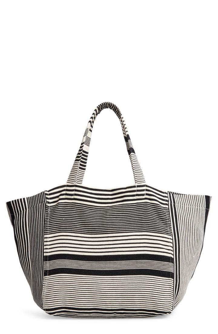 Mercado Global Blanca Woven Tote - Black