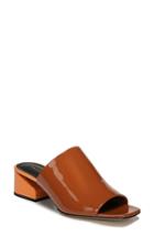 Women's Via Spiga Porter Peep Toe Mule M - Brown