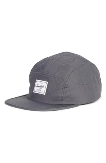 Men's Herschel Supply Co. Glendale Quilted Five-panel Cap - Grey