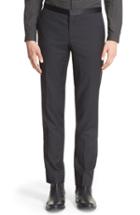 Men's The Kooples 'netting' Wool Dress Pants Eu - Black