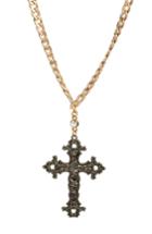 Women's Mad Jewels Lucia Cross Pendant Necklace