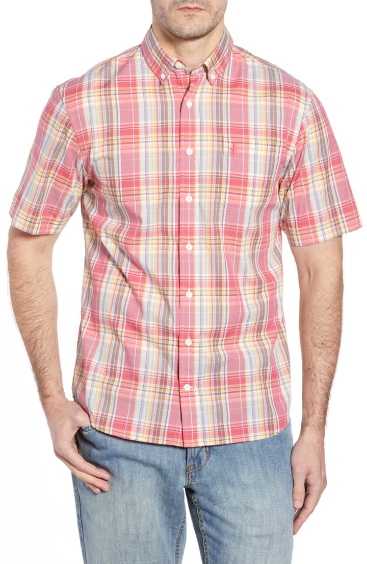Men's Johnnie-o Glenn Classic Fit Plaid Sport Shirt