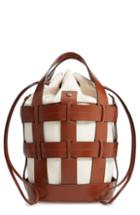 Trademark Cooper Cage Leather & Canvas Tote -