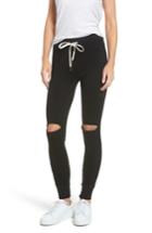 Women's N:philanthropy Ruthie Shredded Jogger Pants - Black