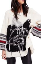 Women's Free People Last Rose Sweater /small - Ivory