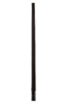 Women's St. John Collection Fringe Knit Skinny Scarf, Size - Black
