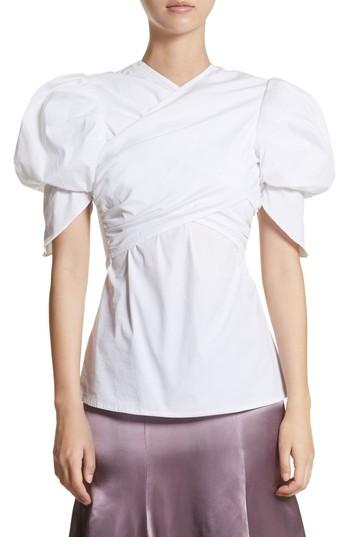 Women's Beaufille Estela Puff Sleeve Blouse - White