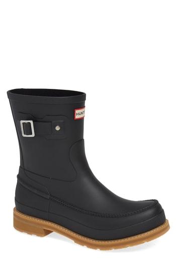 Men's Hunter Waterproof Lightweight Short Boot M - Black