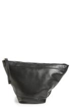 Paco Rabanne Large Calfskin Leather Cosmetics Bag
