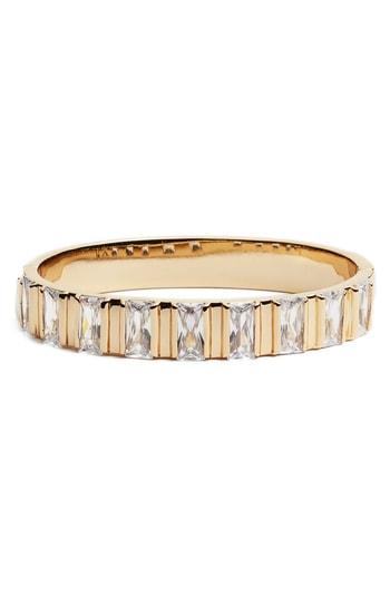 Women's Vince Camuto Step Cut Crystal Vertical Station Bracelet